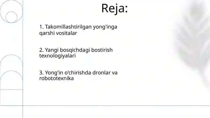 Yongʻinni bartaraf etishning zamonaviy yoʻllari va usullari 2