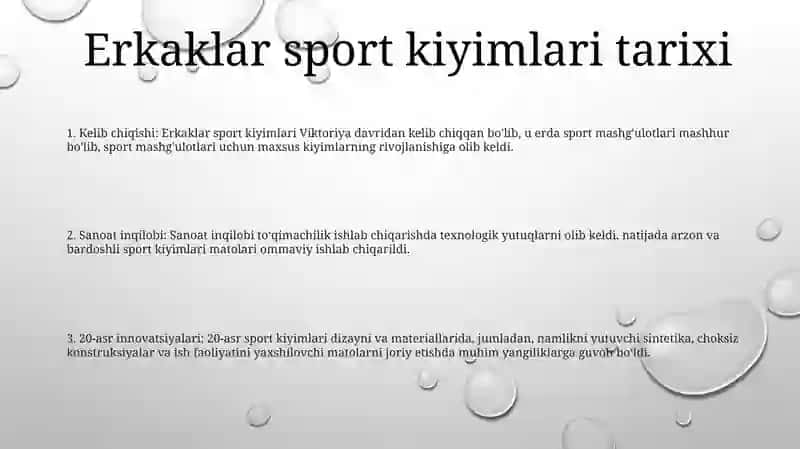 Erkaklarni Sport Kiyimlarini Tikish 2