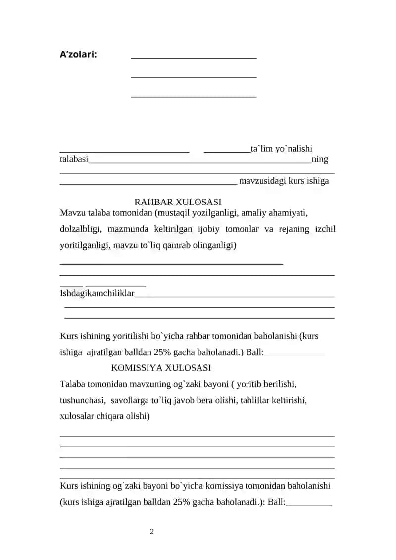 kurs ishi 2