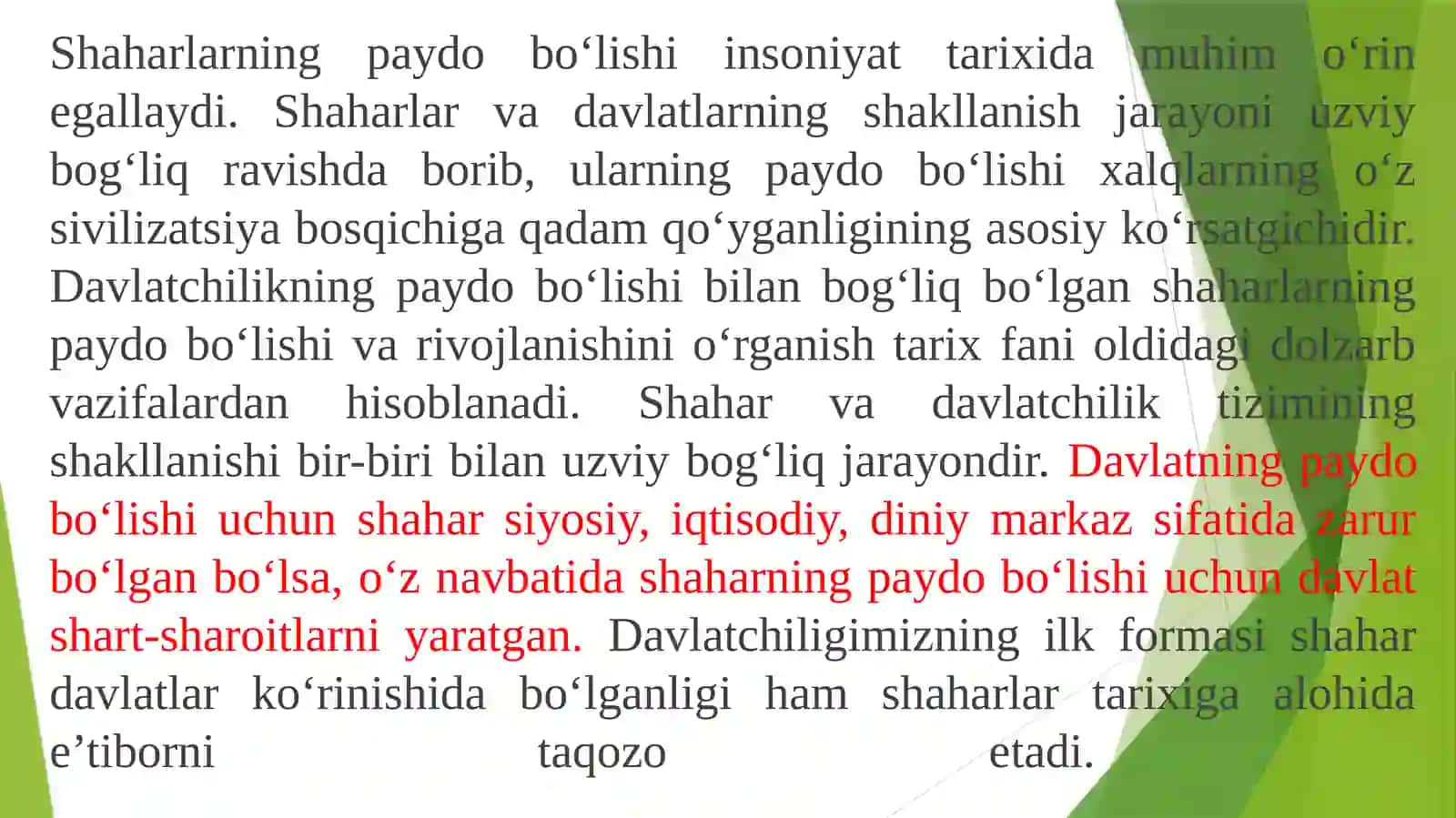 Shahar tushunchasi va unga doir ilmiy qarashlar 2