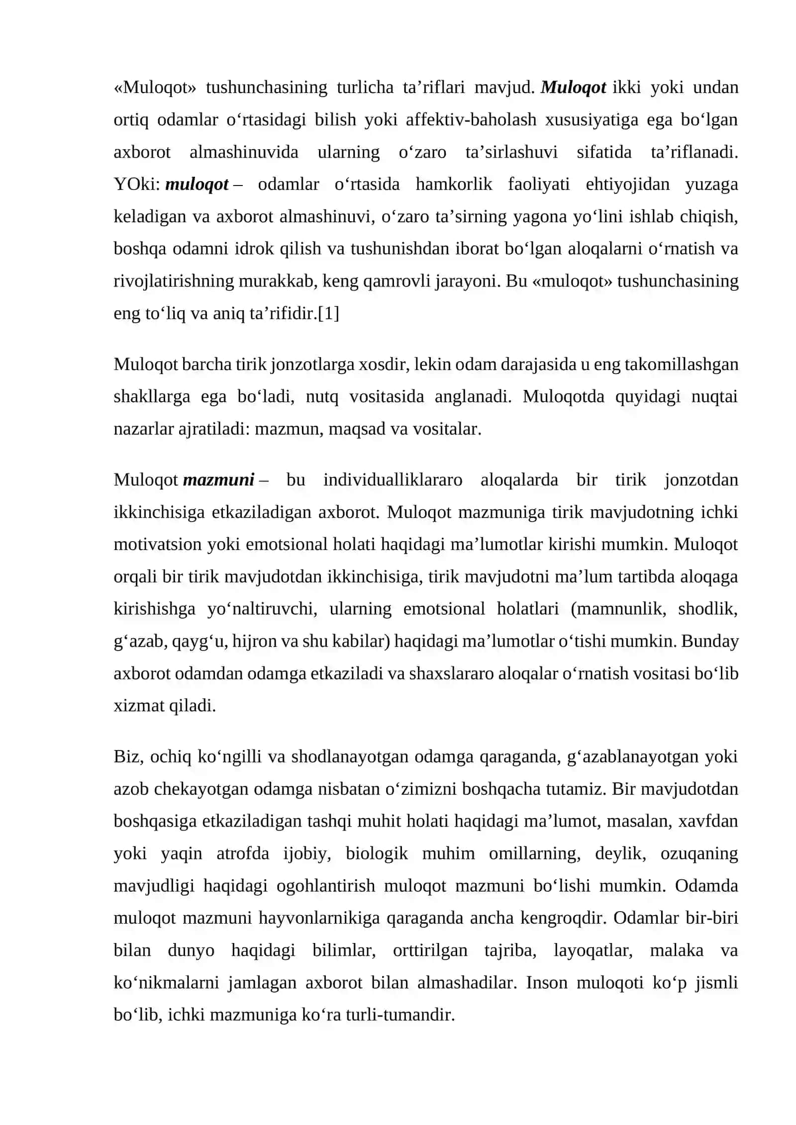 Muloqot va kommunikatsiya jarayoni 2