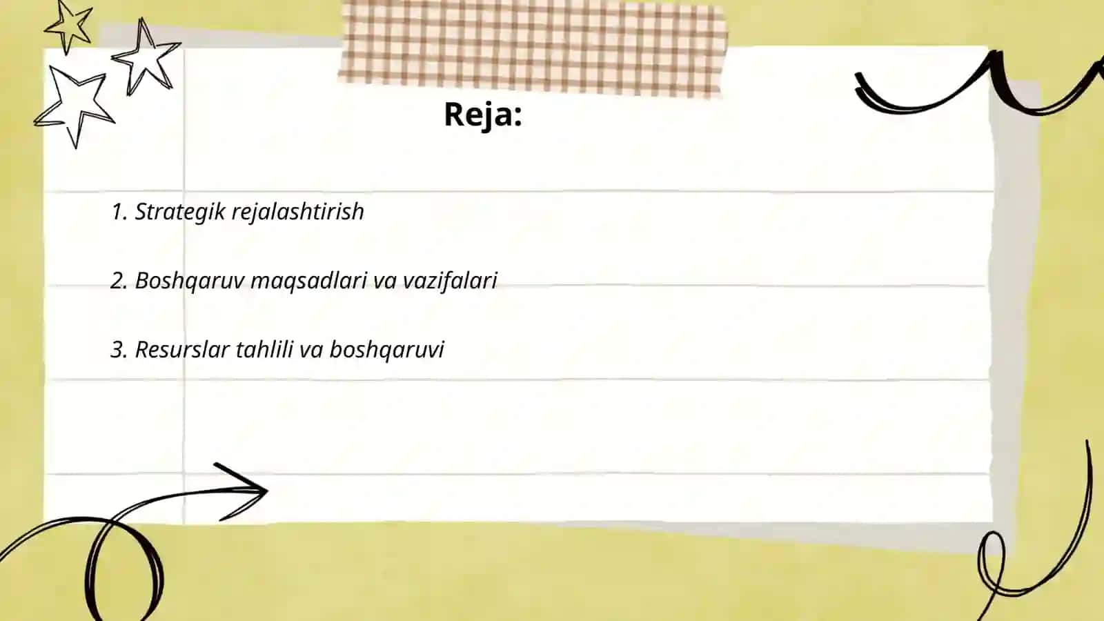 Strategik boshqaruv 2