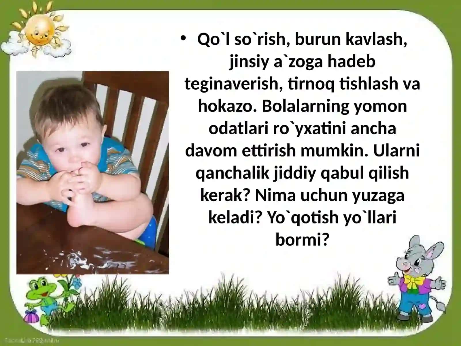 1-5 yoshli bolalarda zararli odatlar 2