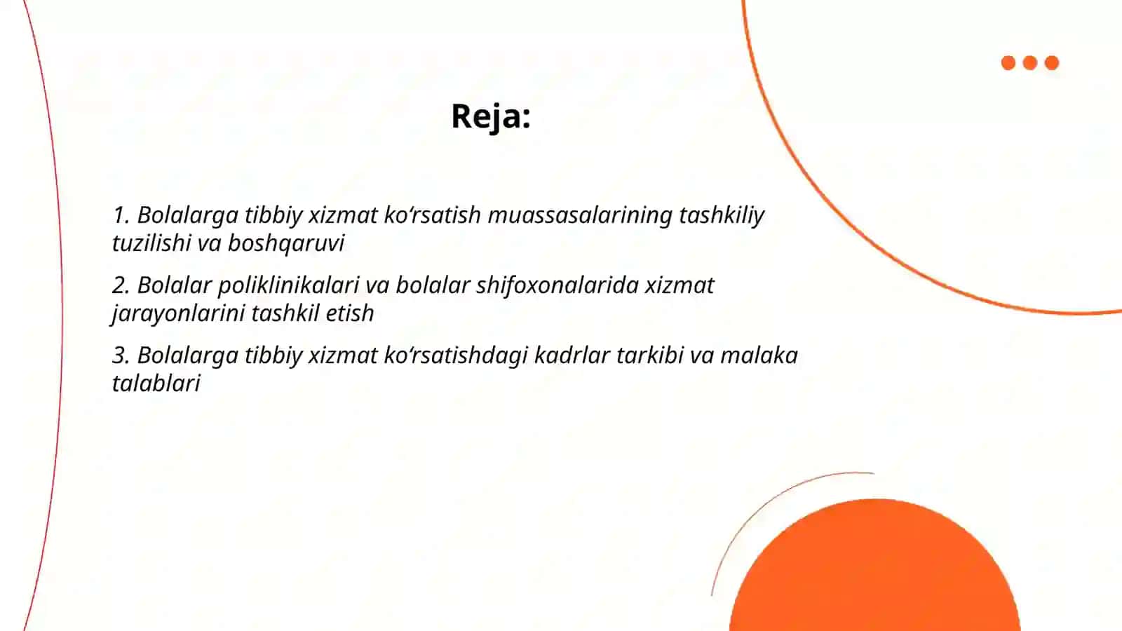 Bolalarga tibbiy xizmat koʻrsatuvchi muassasalari 2