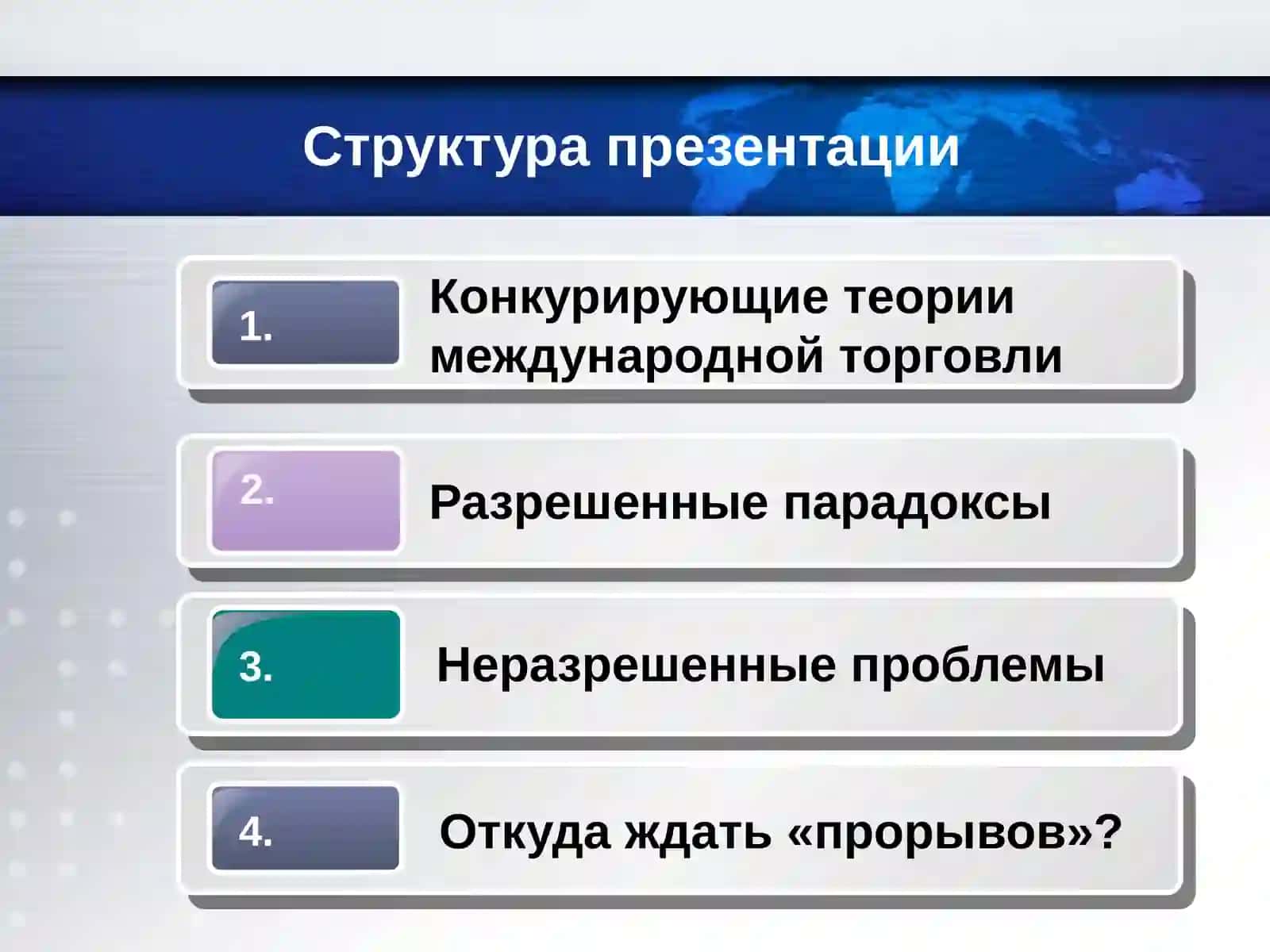 Теории международной торговли: плоды дискуссий и нерешенные вопросы 2