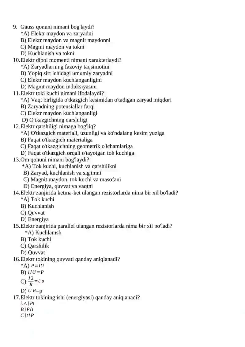 UMUMIY FIZIKA 2