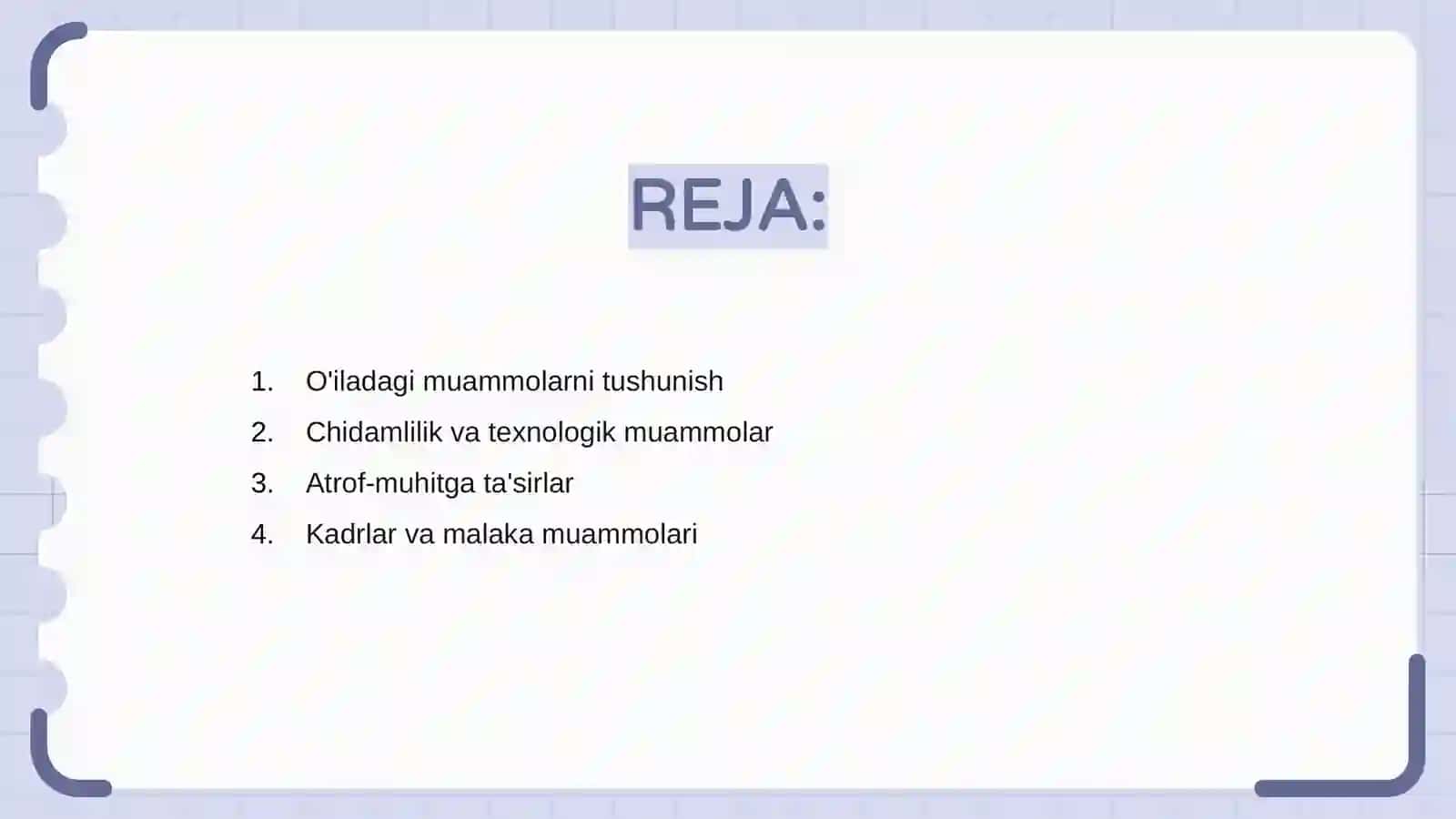 Oiladagi muammolar 2