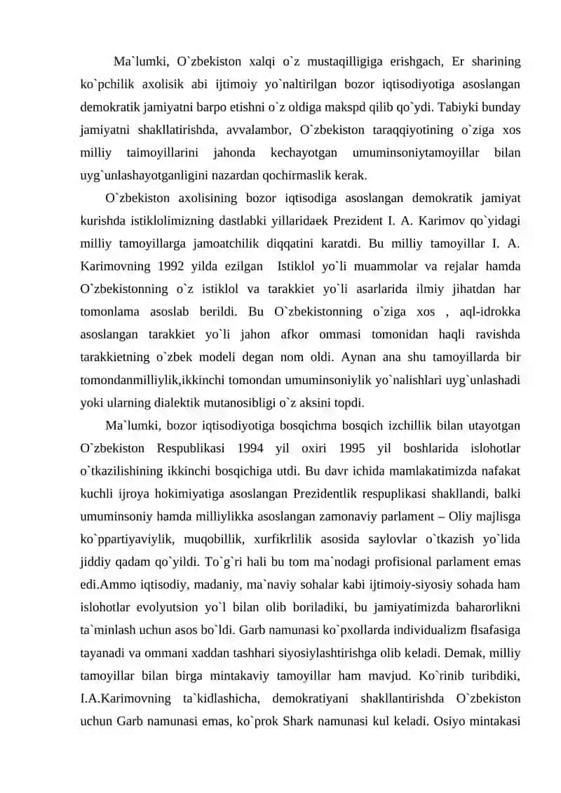 Demokratik jamiyatning prinsiplari 2