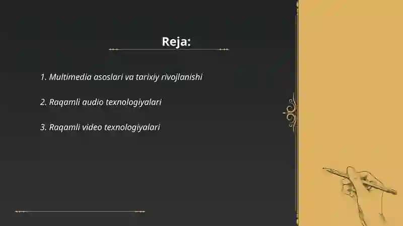 Multimediya texnologiyalari 2