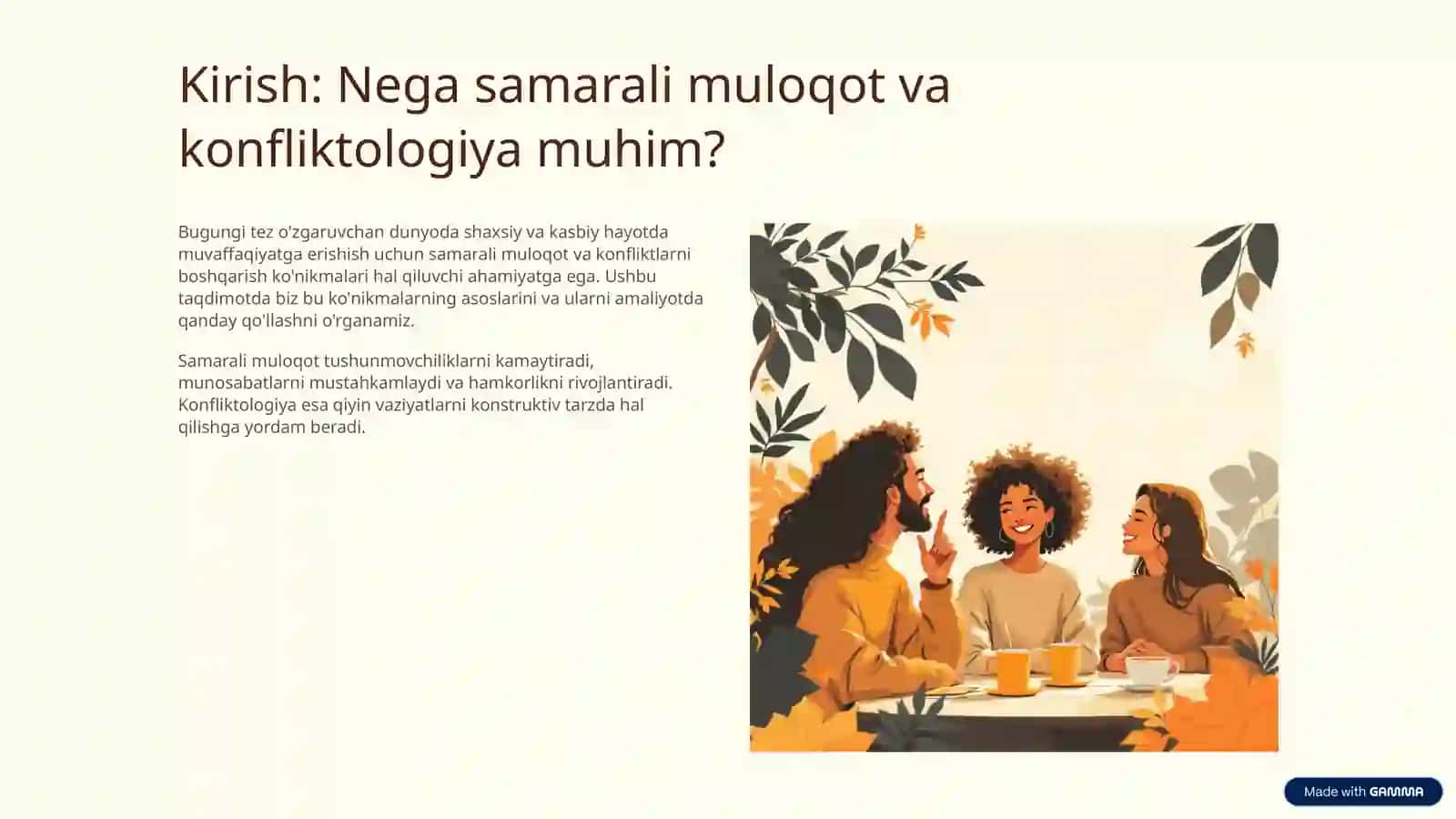 Samarali muloqot va konfliktologiya: Muammosiz aloqalar sirlari 2