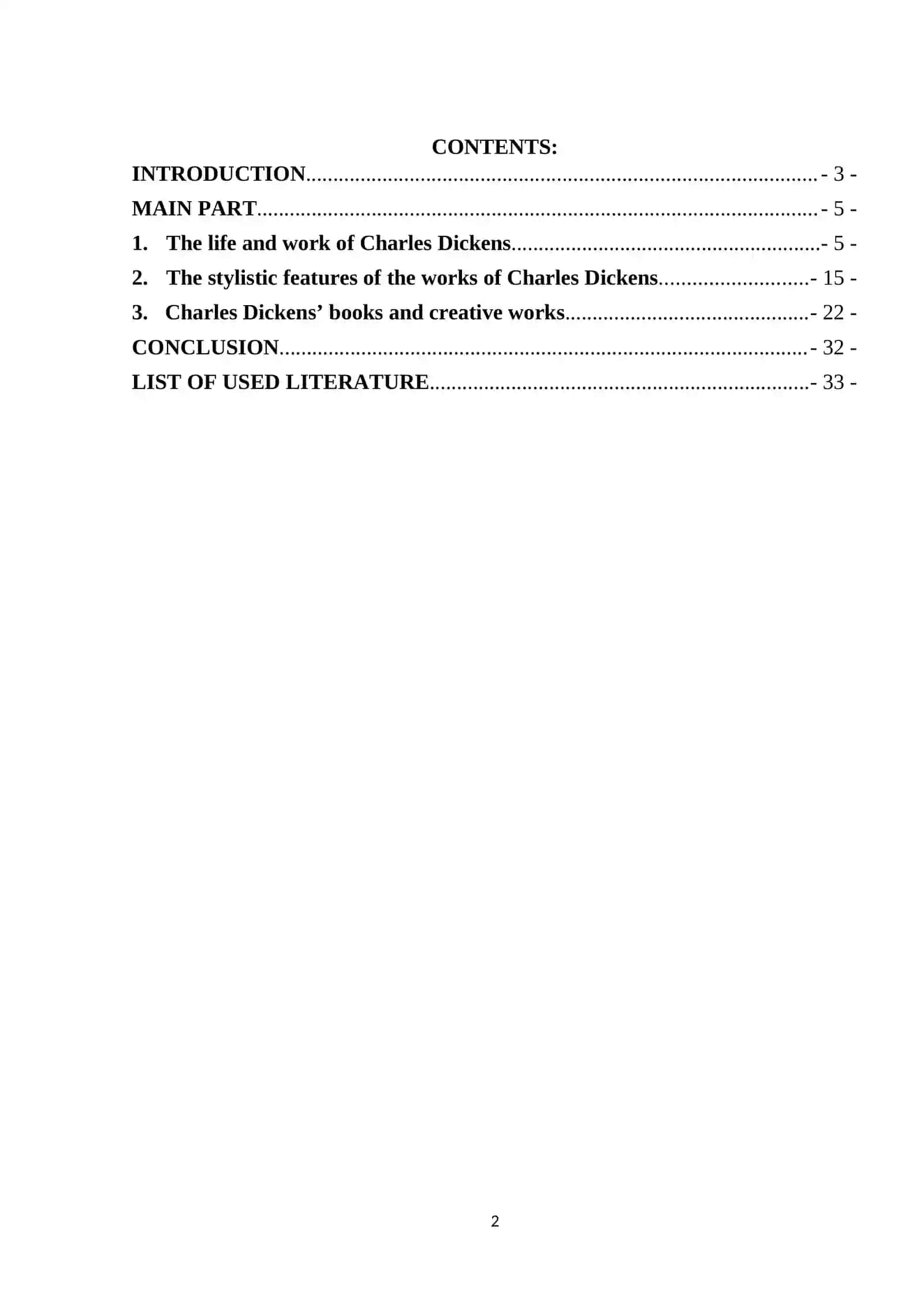 Stylistic features of Charles Dickens’ works 2