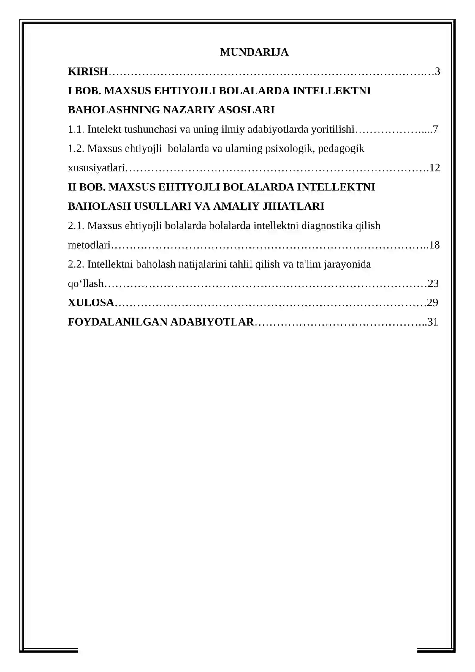 Maxsus ehtiyojli bolalarda intellektni baholash 2