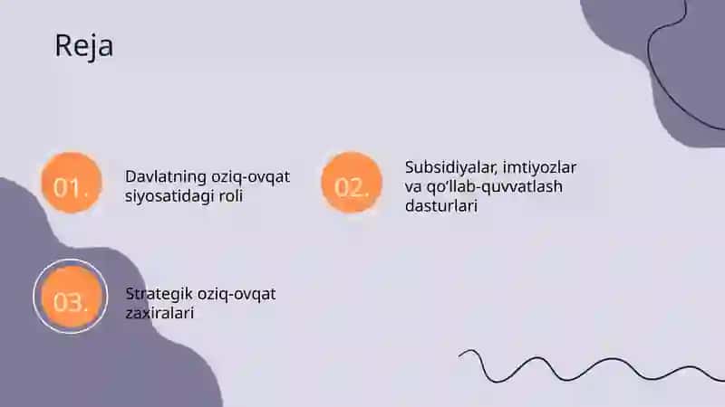 Oziq-ovqat xavfsizligini ta'minlashda davlat siyosati 2