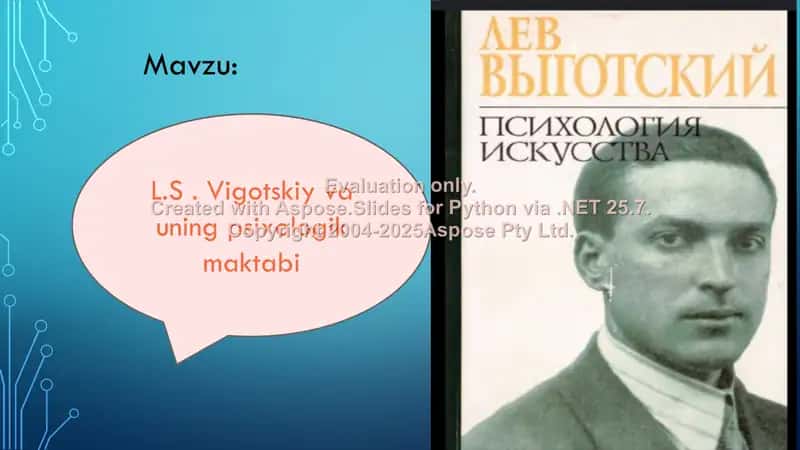 L.S. Vigotskiy va uning psixologik maktabi 2
