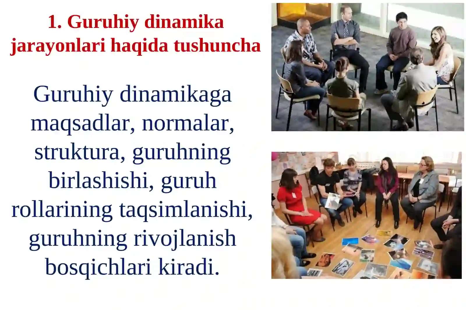 SOTSIAL PSIXOLOGIK TRENINGDA GURUHIY DINAMIKA JARAYONLARI 2
