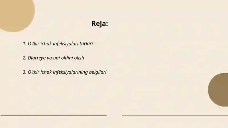 O'tkir ichak infeksiyalari 2