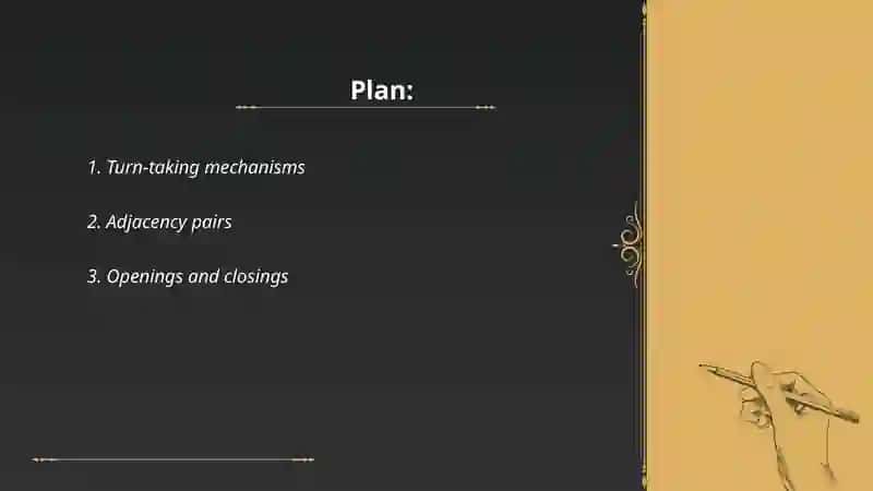 Conversational features. Pragmatic strategies. 2