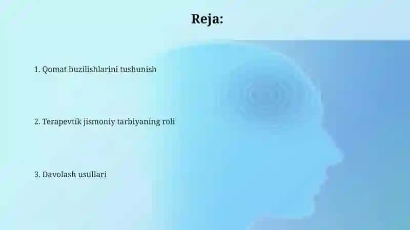 Qaddi qomat kasalliklari haqida tushuncha va unda davolash jismoniy tarbiyasi 2