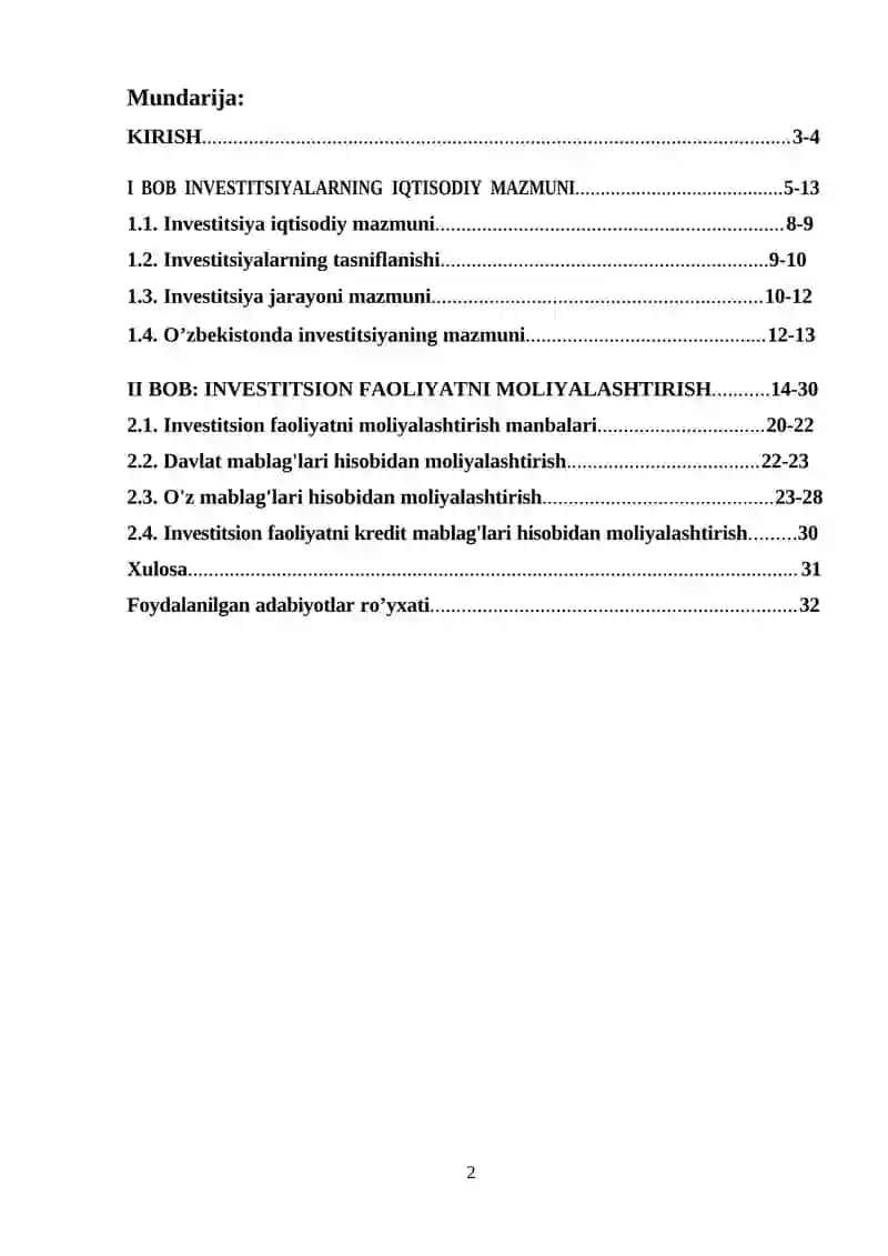 “Invеstisiyalarning makrоiqtisоdiy talqini va uning manbalari” 2