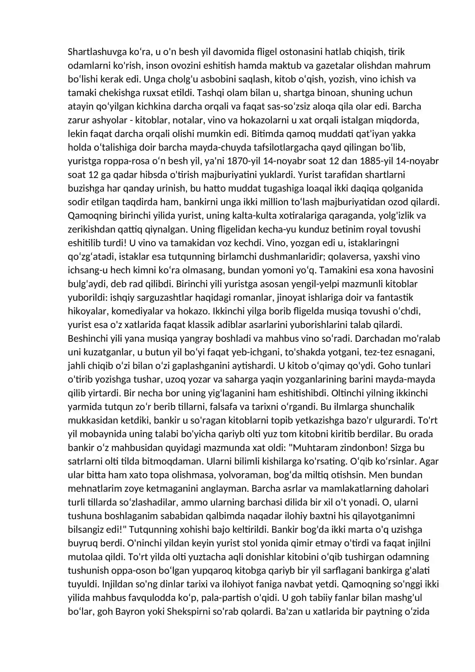 Anton Chexov hikoyalari 1)Garov  2)Xameleon 3)Semiz va oriq (ozg`in) 2