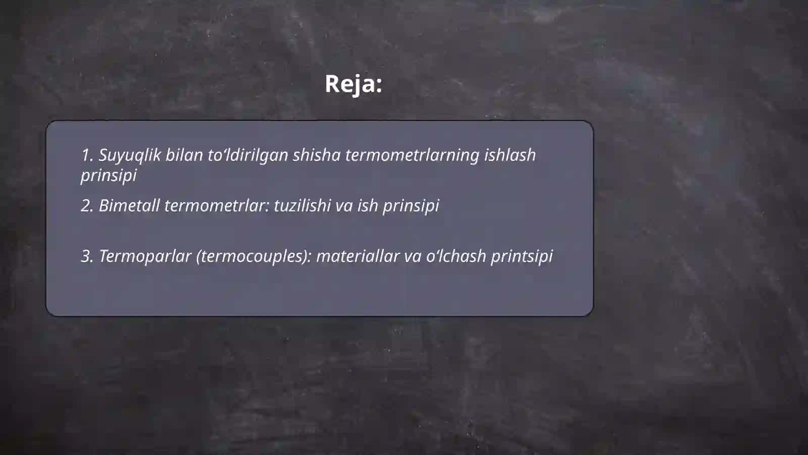 Harorat Õlchov vositalari va ularning ishlash prinsiplari 2