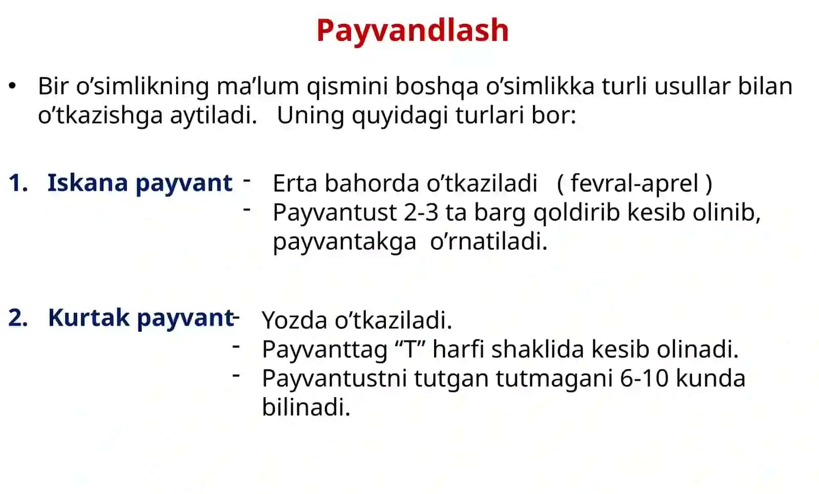 Botanika 6-dars (Botany Lesson 6) 2