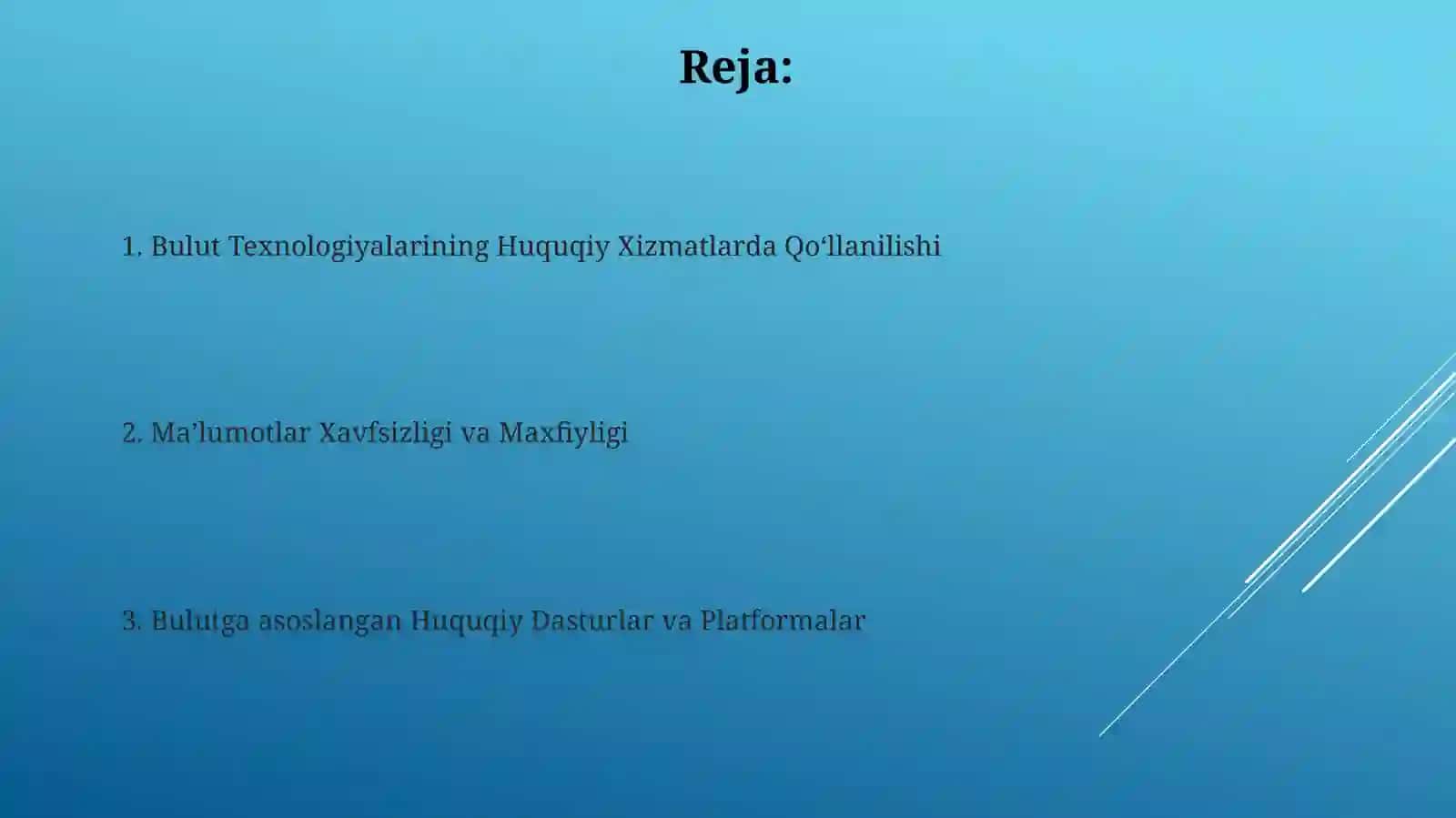 Bulut Texnologiyalardan Huquqiy Xizmatlarda Foydalanish 2