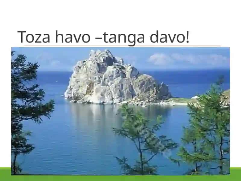KISLOROD nitabiatda aylanishi 2