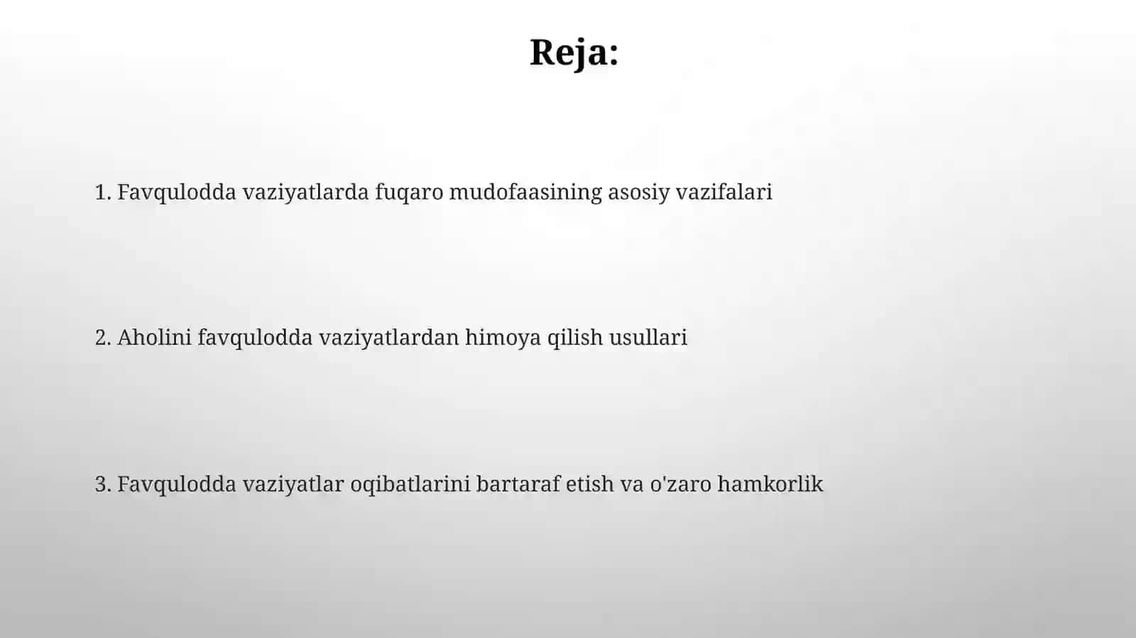 Favqulodda vaziyatlarda fuqaro muhofazasining vazifalari 2