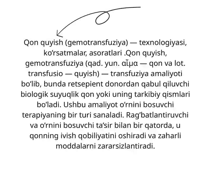 Qon quyish (gemotransfuziya) 2