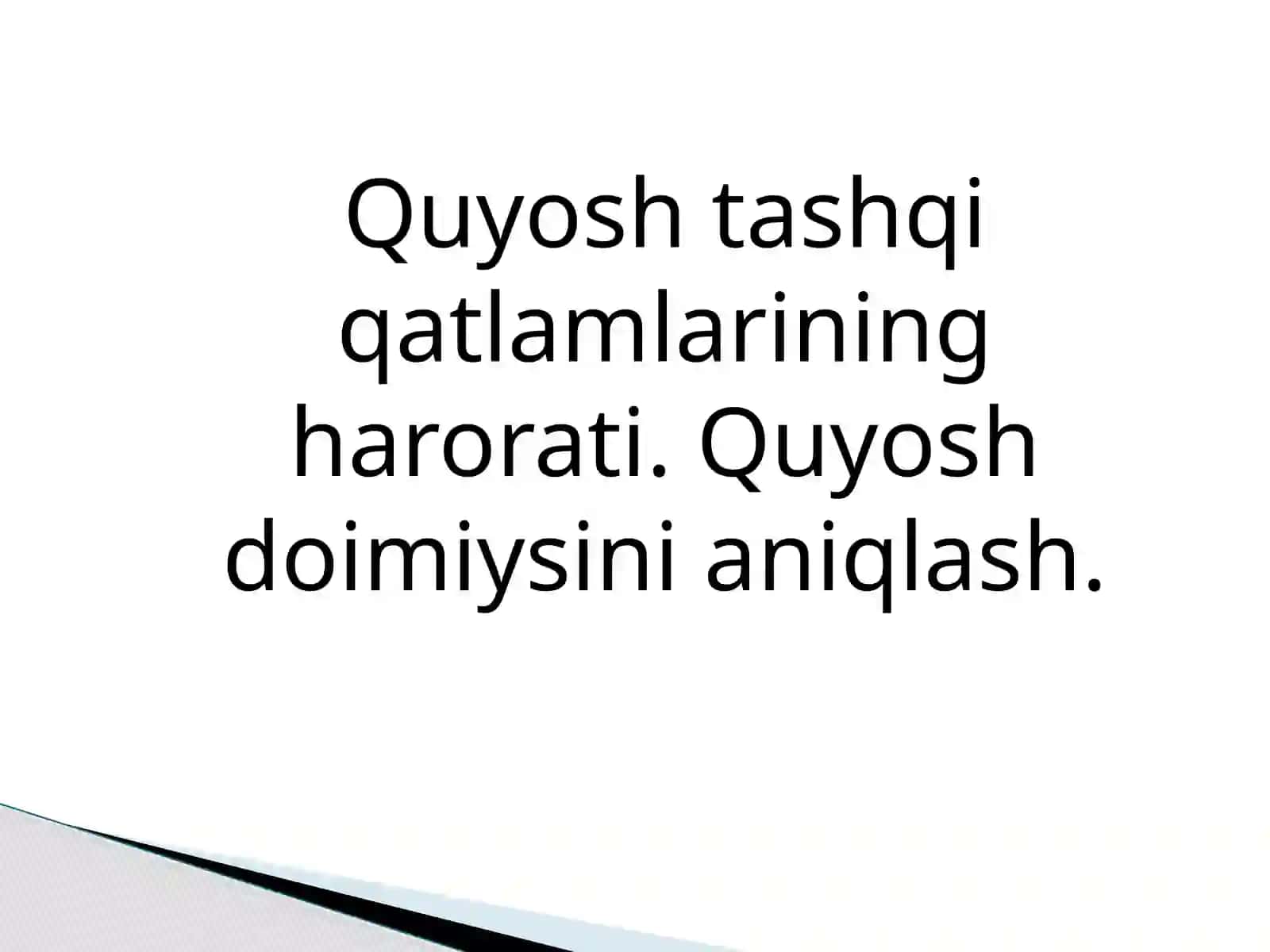 HAQRATOV MIRKOMILNING ASTRANOMIYA VA FIZIKA FANIDAM MUSTAQIL ISHI 2