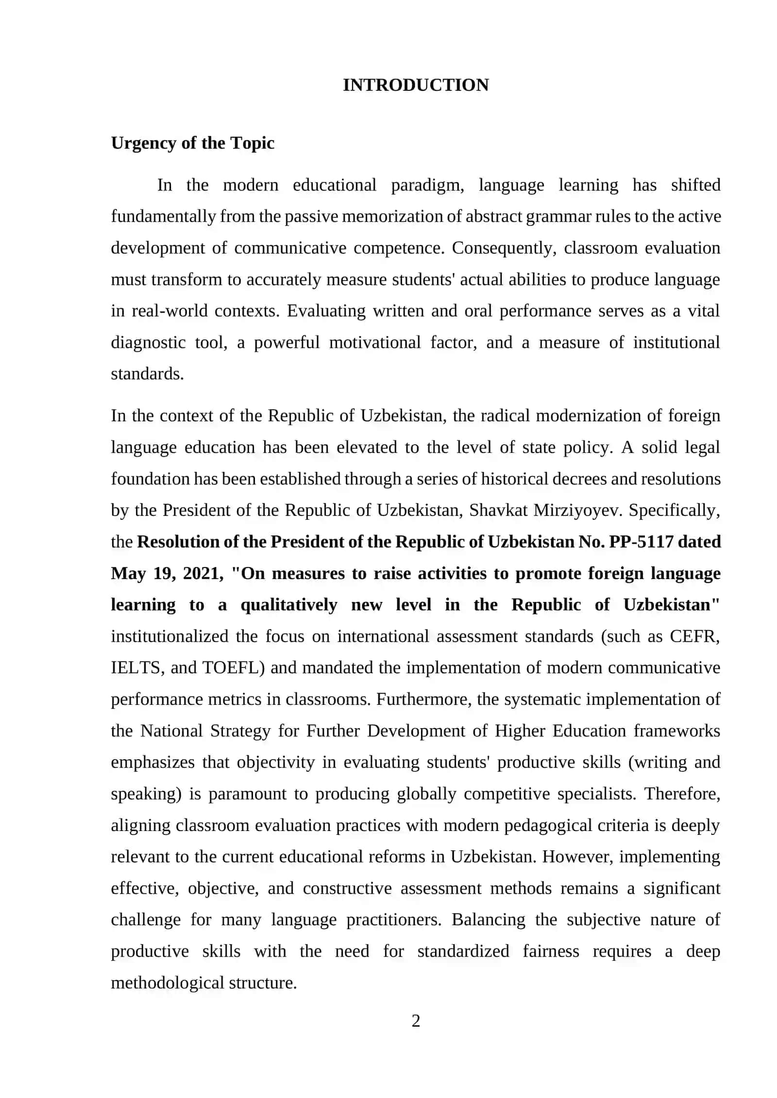 Evaluating Written and Oral Performance in the Classroom 2