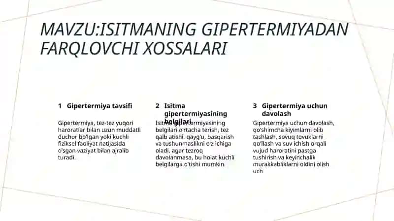 Gipertermiya tavsifi 2