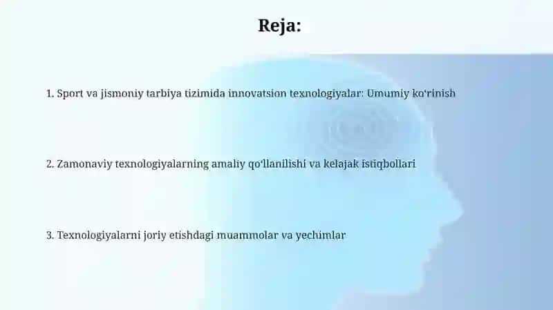 Sport va jismoniy tarbiya tizimida inavatsion texnalogiyalar 2