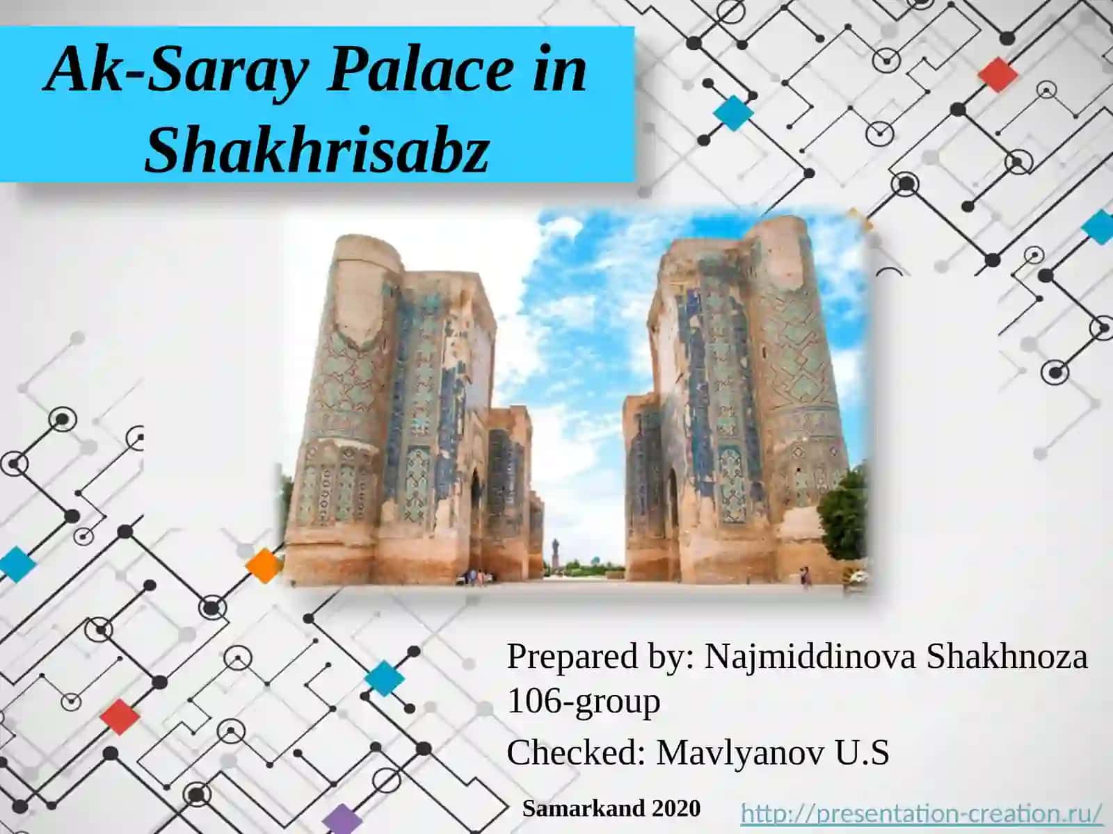 Ak-Saray Palace in Shakhrisabz 2