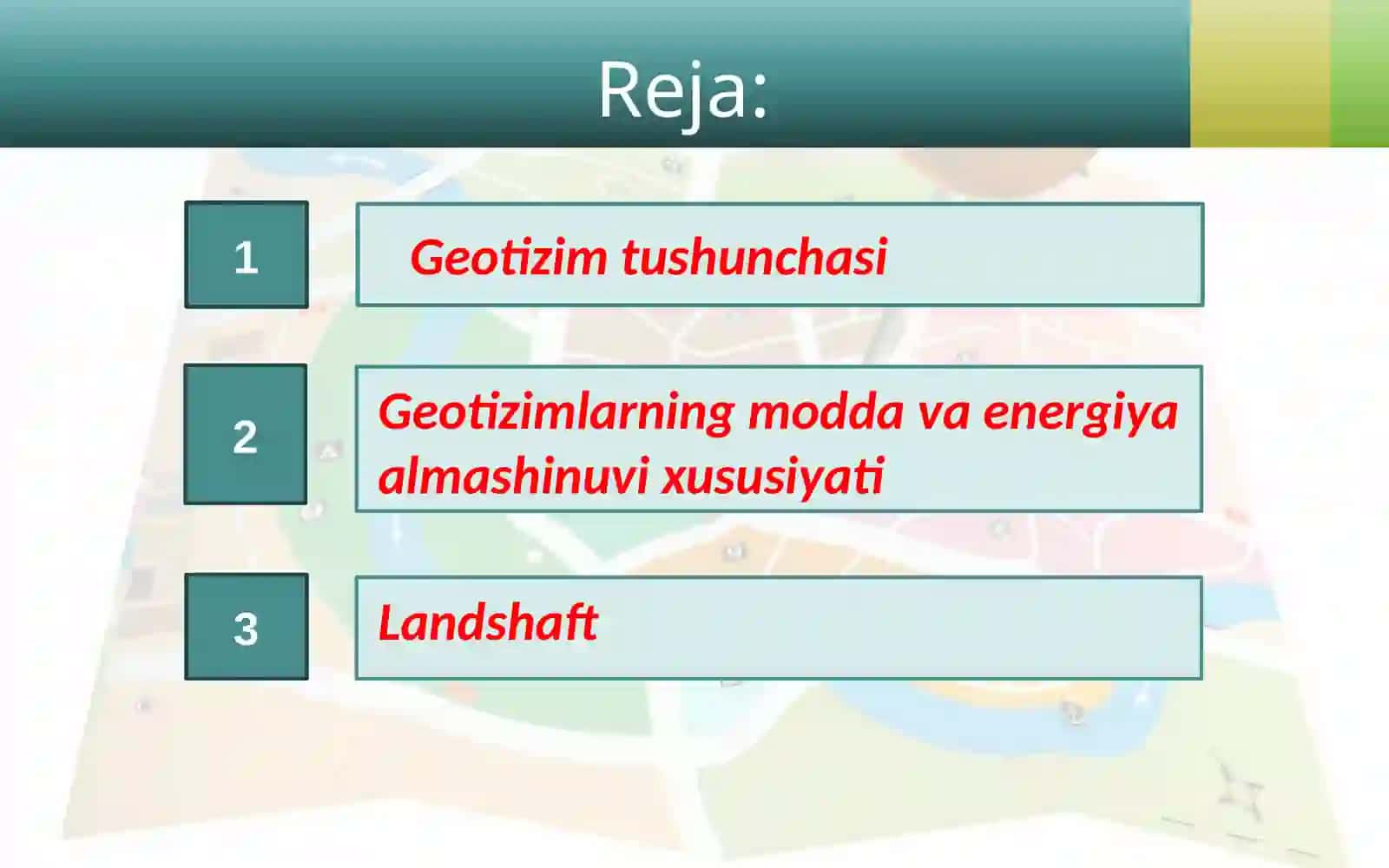 Geotizimlar va ularning pog‘onasimonligi 2