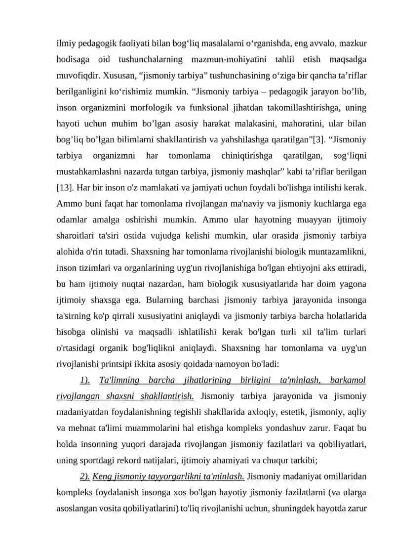 SHAXS SHAKLLANISHIDA JISMONIY TARBIYA VA SPORTNING AHAMIYATI 2