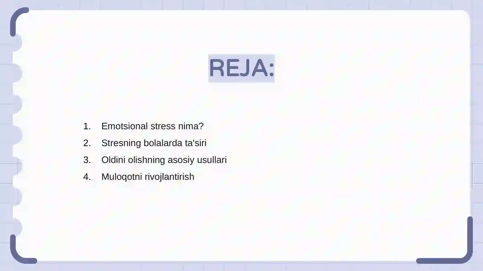 Bolalarda emotsional streslarni oldini olish usulari 2