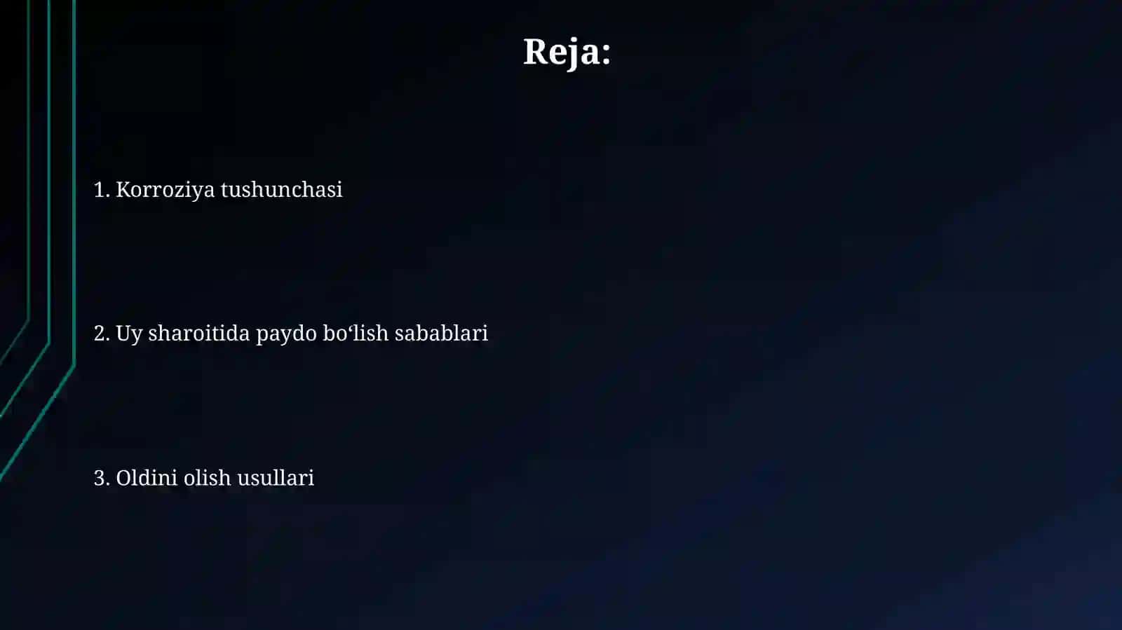 Uyda korroziyani kamaytirish yo‘llari 2