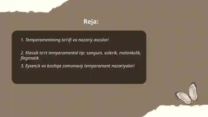 Temperament 2