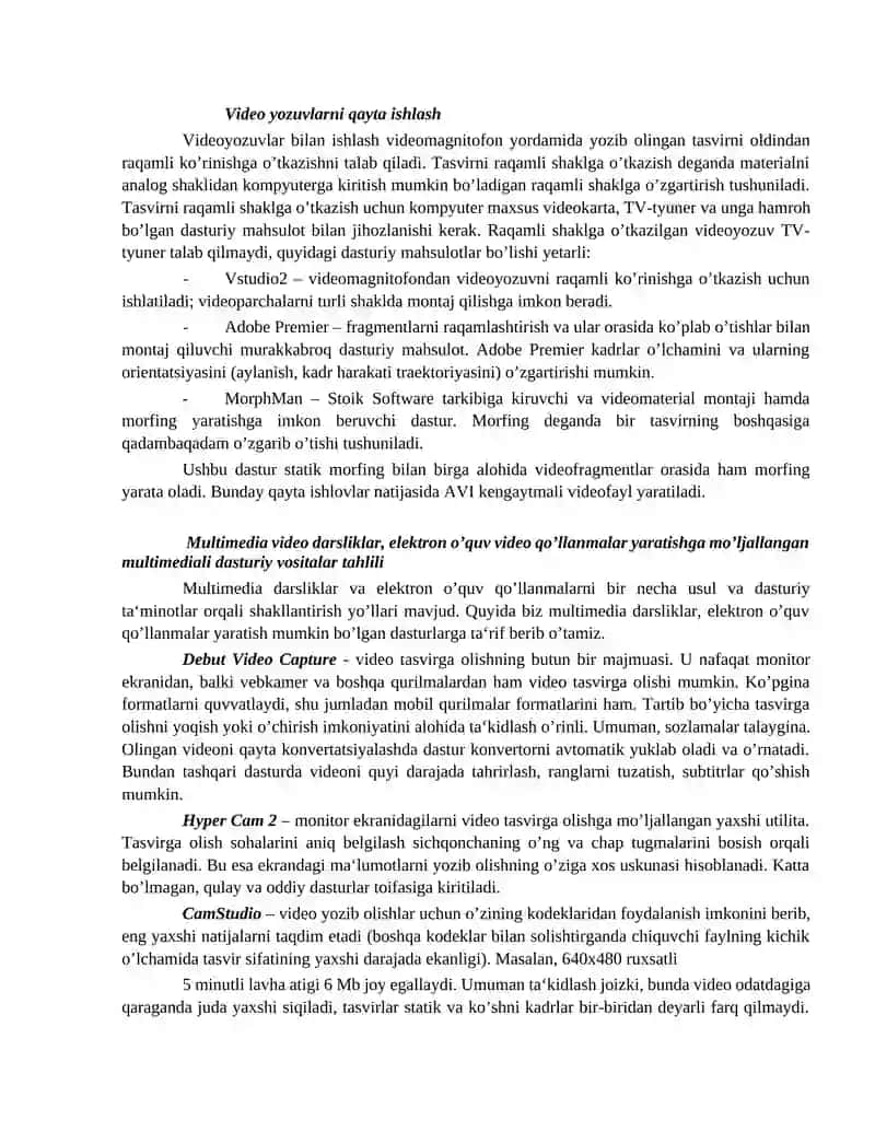 Dinamik illyustratsiyalar, animatsiyalar va video yaratish vositalari 2