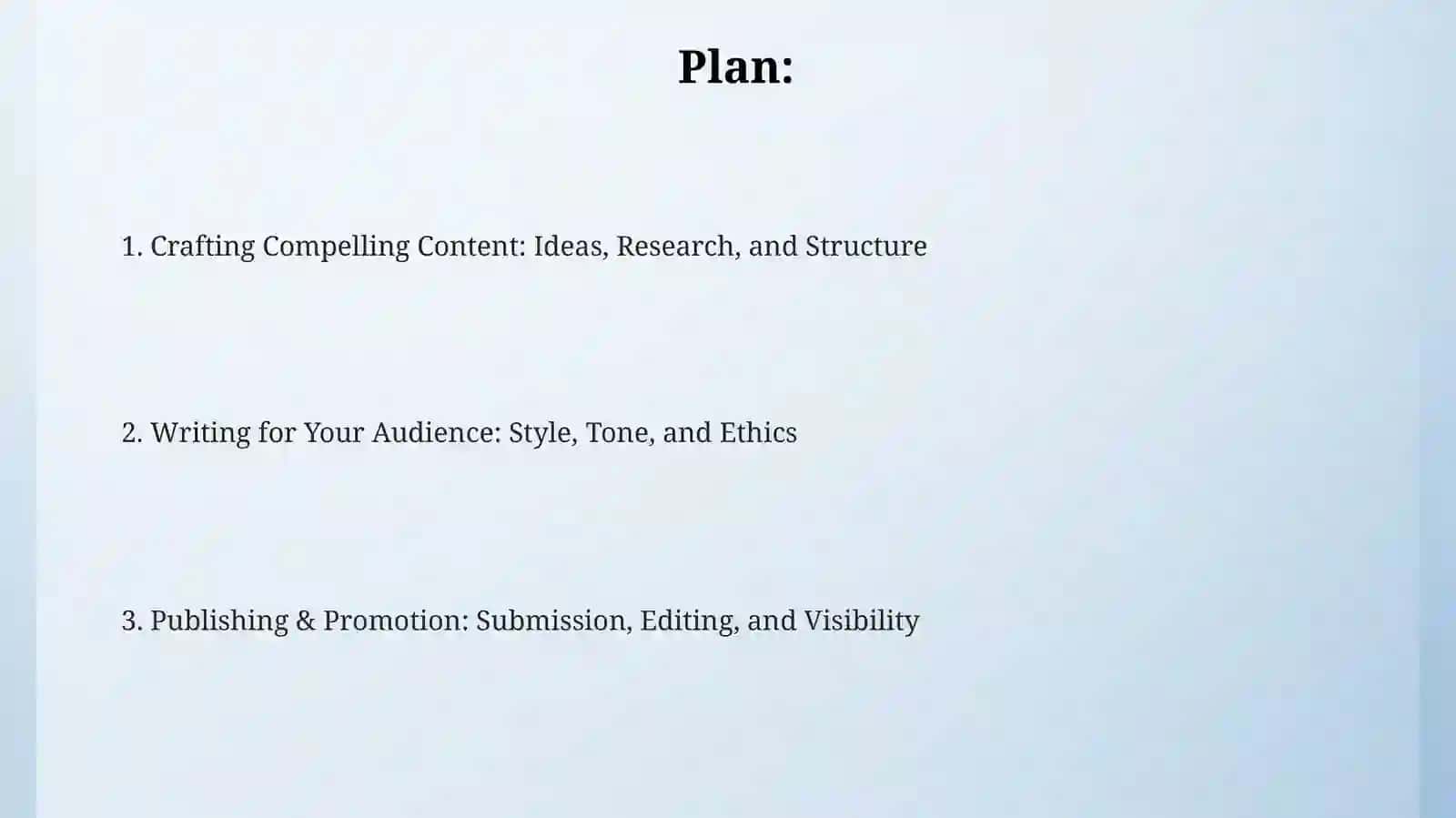 How to write an article for a university newspaper? 2