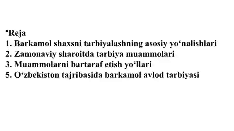 Hozirgi kunda barkamol shaxslarni tarbiyalash muammolari. 2