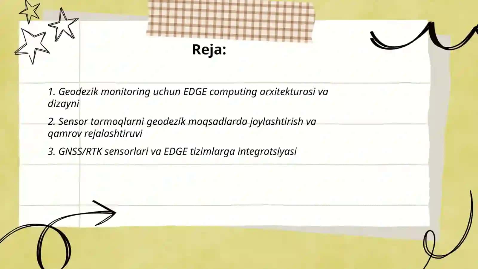 Geodezik monitoring uchun EDGE Computing va sensor tarmoqlar 2