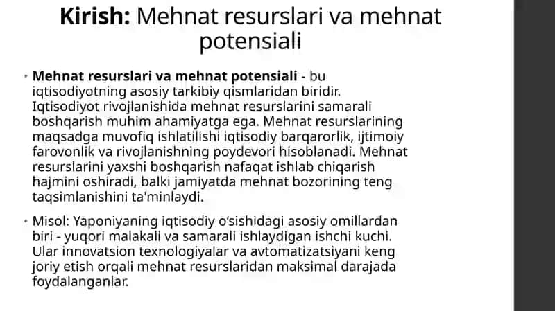 Mehnatresurslari va mehnat potensiali 2