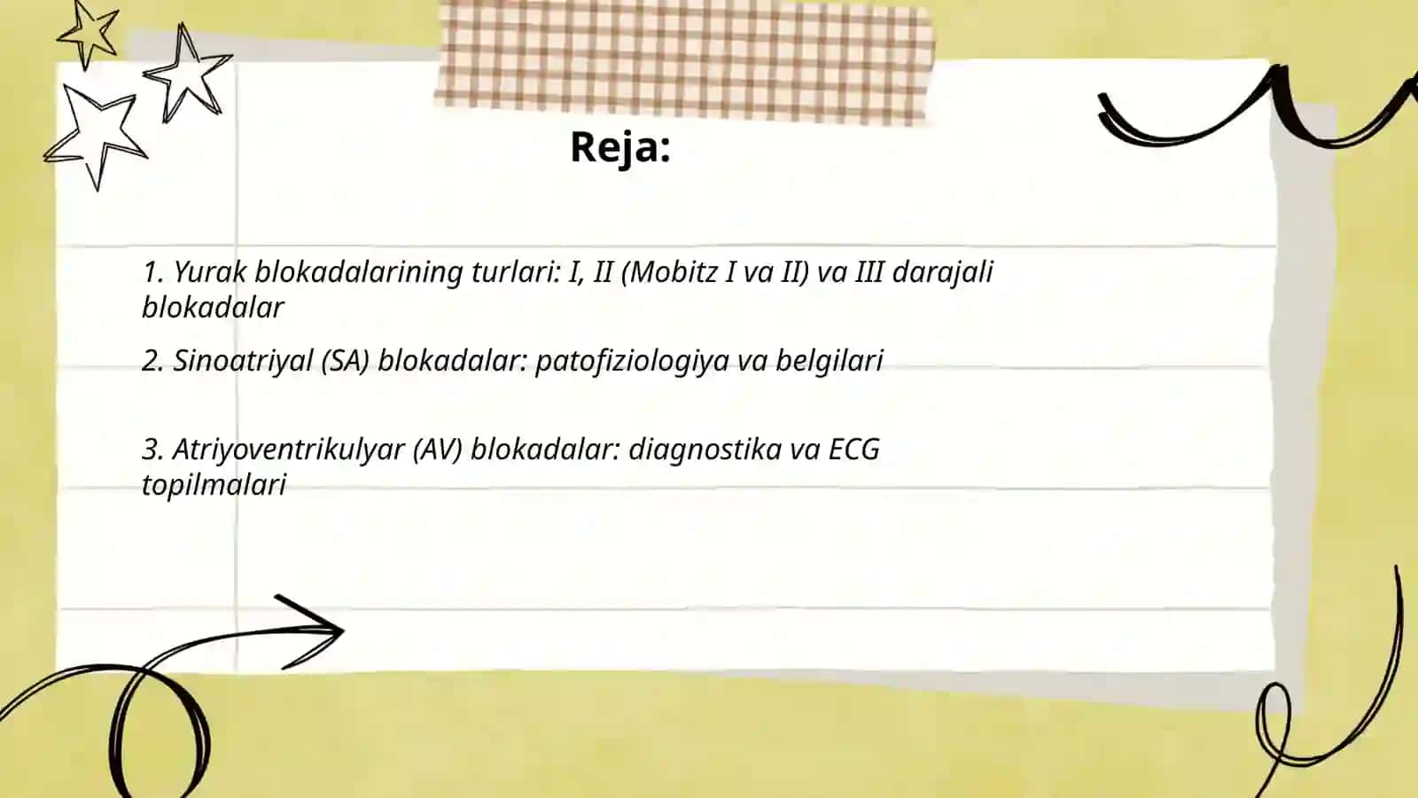 Yurak blakadalari 2