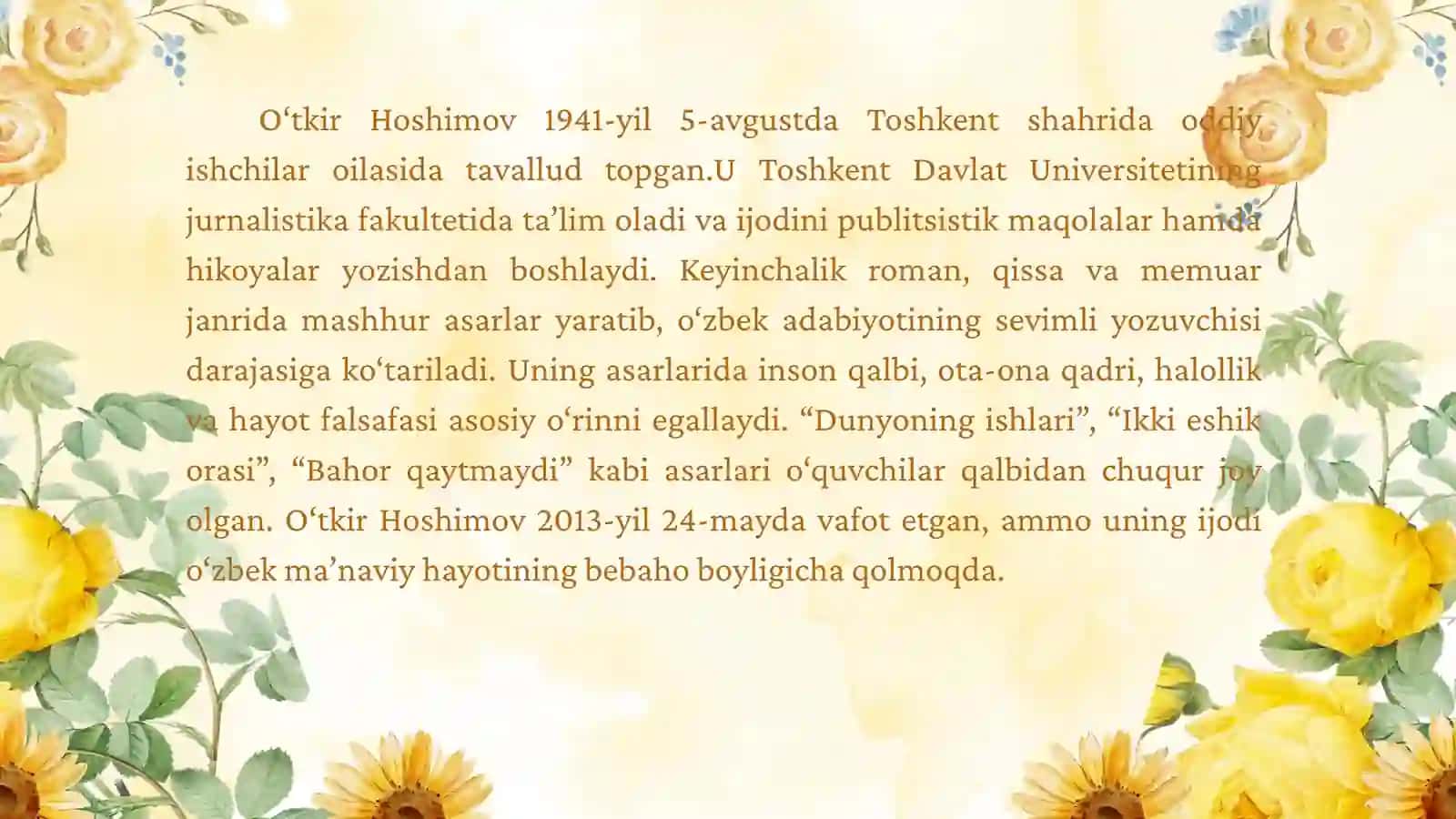 Dunyoningishlari 2