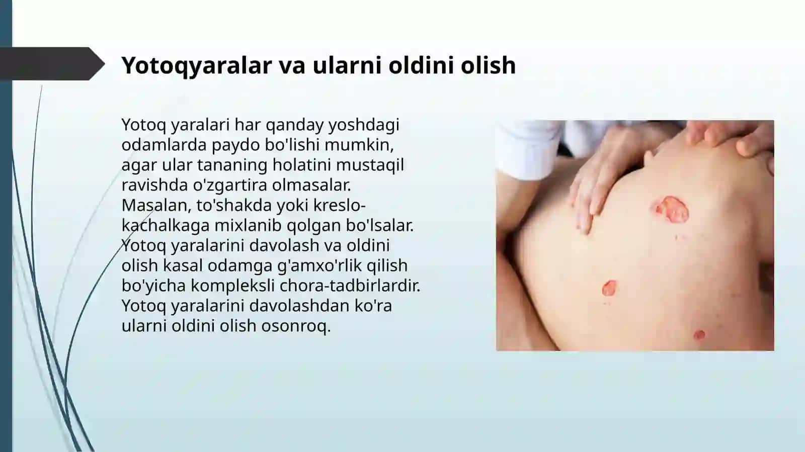 Yotoqyaralar va ularni oldini olish 2