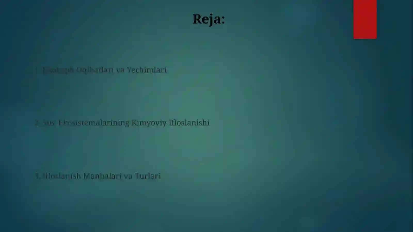 Suv Ekosistemalarining Kimyoviy Ifloslanishi 2