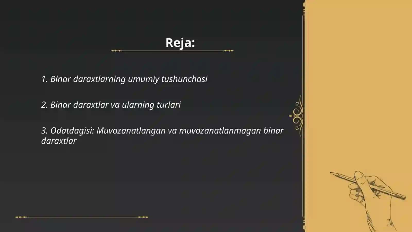 Binar daraxtlar 2